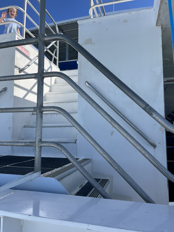 Rear stairs